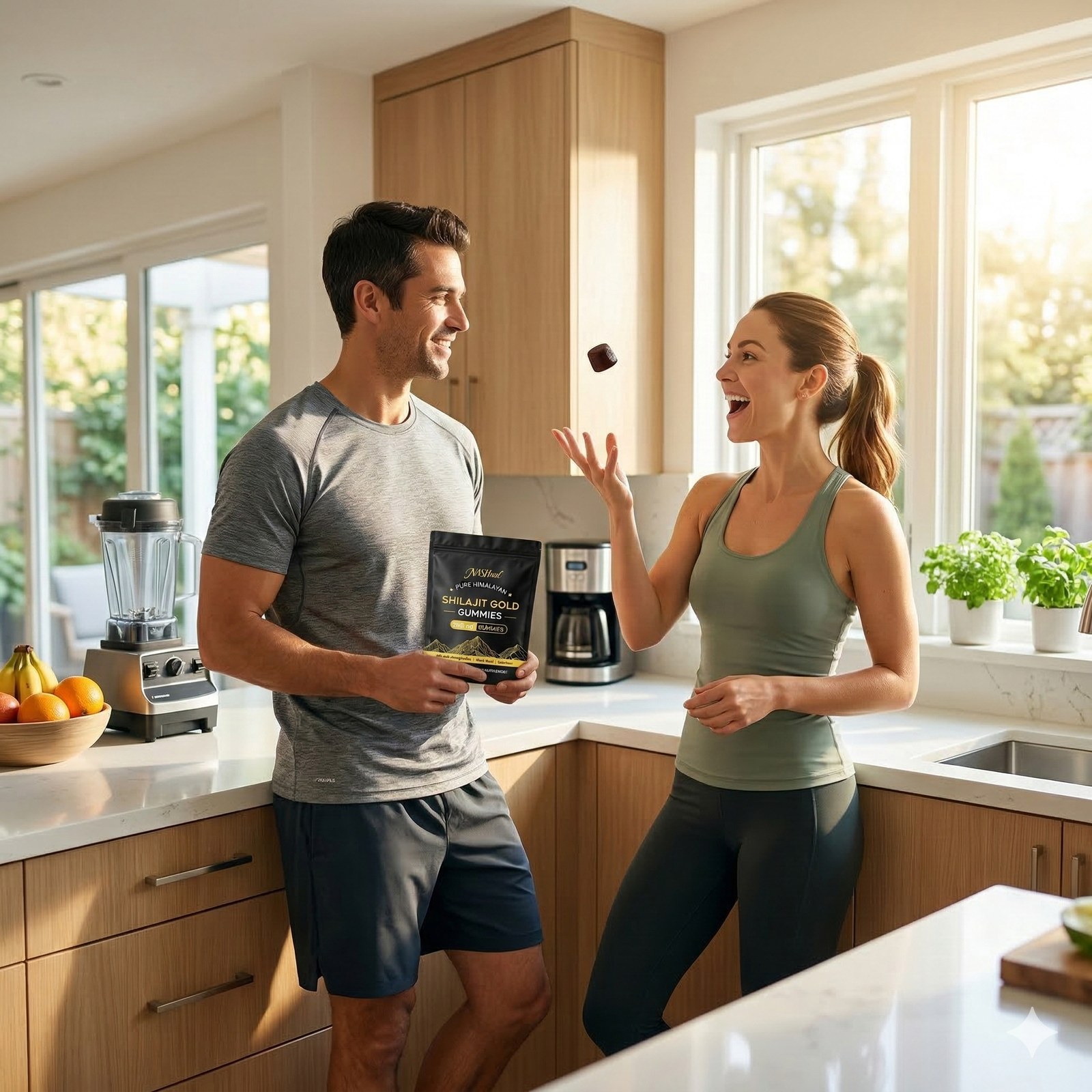Couple in a kitchen